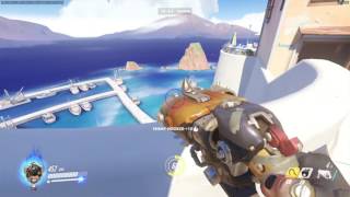 Overwatch  PTR Roadhog  Easy way to dump any hero out of map [upl. by Mode]