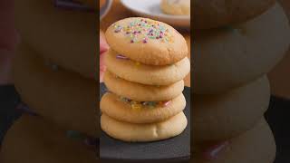 3 Ingredient Sugar Cookies  Dished Shorts [upl. by Yruam]