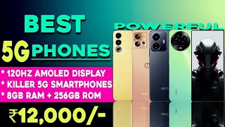 Best 5G Smartphone Under 12000 in 2024  120hZ sAmoled Display 8GB Ram  Best 5G phone under 12000 [upl. by Ainehta]