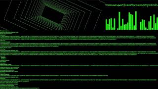 Ophidic Displays Fake hacker Simulation Screen  1 Hour [upl. by Anna-Maria]