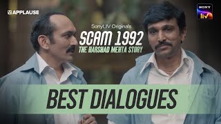 Best Dialogues of Scam 1992 Part 2  Sony Liv [upl. by Aketahs385]