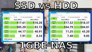 SSD vs HDD for a gigabit NAS does disk type affect performance [upl. by Alfreda867]