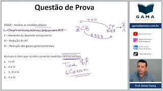 QUESTÃO 30008  POLÍTICA FISCAL CPA20 CEA AI ANCORD [upl. by Argile87]