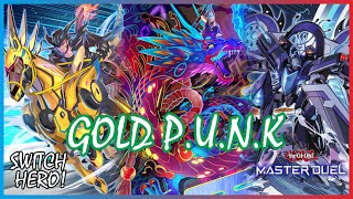 GOLD PRIDE PUNK COMBO RANKED GAMEPLAY YuGiOh Master Duel goldpride punk masterduel [upl. by Ahsik314]