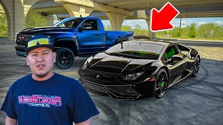 COCKY TRX OWNER VS LAMBORGHINI [upl. by Wenonah]