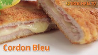 Cordon Bleu einfach selber machen und braten mit Rezept [upl. by Narmak948]