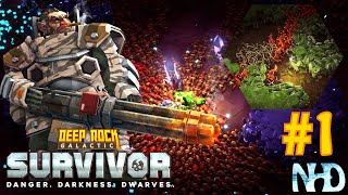 Lets Play Deep Rock Galactic Survivor Main Mission Hollow Bough  Gunner 1 [upl. by Ardenia]