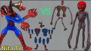 Siêu Nhân Nhện  MERAKIT MAINAN SIREN HEAD SPIDER VS SPIDERMAN SIREN HEAD  SUPERHERO AVENGERS [upl. by Peregrine202]