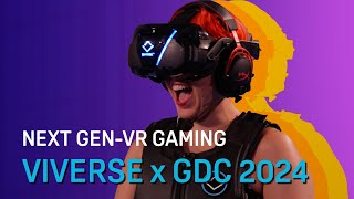 HTC VIVE at GDC 2024 NextGen VR Gaming [upl. by Nanek]