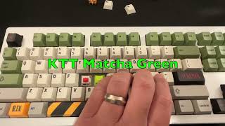 Gateron Mini i  KTT Matcha  MonsGeek M5  NovelKeys customkeyboard [upl. by Lambard]