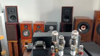 video Démonstration denceintes SoundArtist LS35A avec amplificateur à tubes LaoChen 300B 845 [upl. by Eninotna]