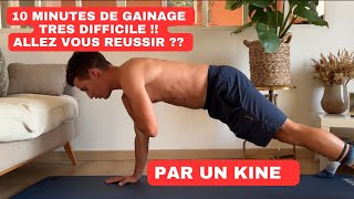 Gainage 10 minutes Kine ventre plat et dos sans douleurs  Allez vous reussir à la finir [upl. by Hayden403]