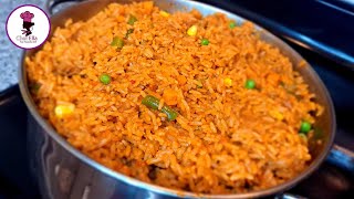 Cook Jollof Rice With Me  Delicious Nigerian Jollof Rice [upl. by Eziechiele]