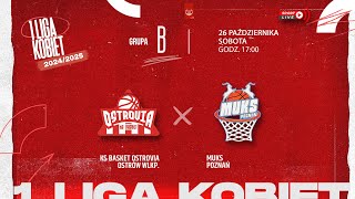 KS Basket Ostrovia Ostrów Wlkp  MUKS Poznań 1 LK [upl. by Aimar]