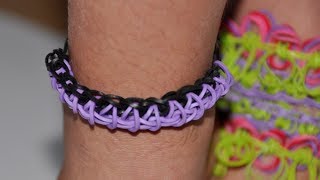 VIDEO  How to make ruuber band ANKLE BRACELET half pillar [upl. by Akeim170]