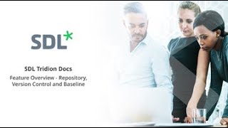 SDL Tridion Docs Repository Version Control Baseline Demo [upl. by Janene321]