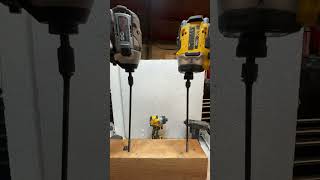 Dewalt High Torque Driver DCF860 vs Flex Quick Eject Slow Mo [upl. by Orvas]