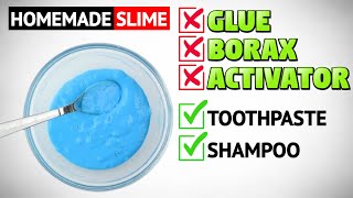 I tried to make No Glue No Borax SlimeI tried to make Slime with Shampoo and ToothpasteDiy Slime [upl. by Trainor858]