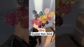 Let’s get you some proper crystal hair sticks😌 fluorite crystalhairstick crystaljewelry [upl. by Yenor275]