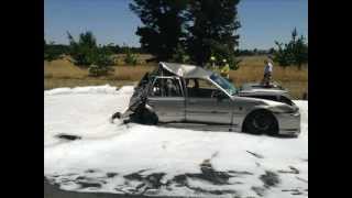 Summernats 2013 VL Walkinshaw Commodore 2ANGRY In Car Accident At Summernats [upl. by Sharia]