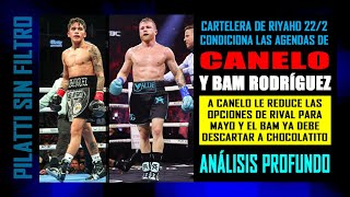 Análisis Cartelera de Riyadh cambia las opciones de Canelo Alvarez y Bam Rodriguez [upl. by Avalsorim232]