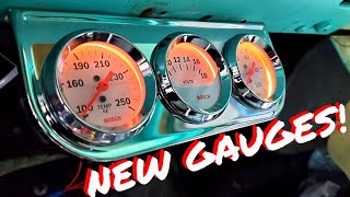 HOW TO Install Oil Pressure Water Temperature and Voltage Gauges [upl. by Bez]