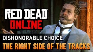 Red Dead Online  Mission 2  The Right Side of the Tracks Dishonorable Gold Medal [upl. by Eirrej]