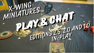 Xwing Miniatures Game Play amp Chat Live on TTS  25 vs 20 vs 10 ingame [upl. by Leamaj4]