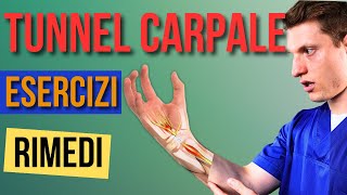 TUNNEL CARPALE Sintomi ESERCIZI Rimedi Osteopatia Guida completa 2023 [upl. by Adamek]