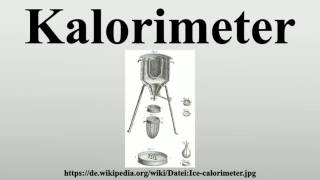 Kalorimeter [upl. by Eurydice299]