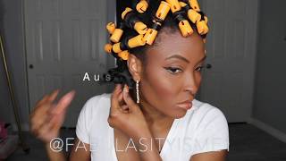 LETS SEE HOW THIS TURNS OUT Perm Rod set on 4c hair USING quot THE DOUXquot Mousse High Def foam [upl. by Ahsha]