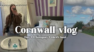 Day trip to Newquay beach day shopping amp more 🏖️🛍️  Cornwall vlog day 3 [upl. by Maer]