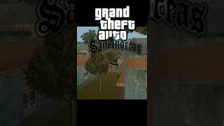 GTA SAN ANDREAS CAR FLYING STUNT shorts gtasanandreas gtasan gta cj [upl. by Auqeenahs]