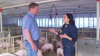 We took a Vlogger to an Iowa Pig Farm [upl. by Gaspar]