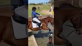 Horse riding by smart girl horse horseriding jumping shorts [upl. by Gabriellia345]