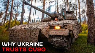 Why Ukrainian Armed Forces Call the Swedish CV90 the Best AntiTank Vehicle [upl. by Newby309]