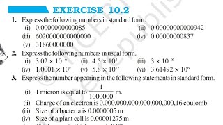 Ex102 Chapter 10 Exponents and Power Class 8th Maths New Edition  Full Exercise Solution  NCERT [upl. by Okihcas]