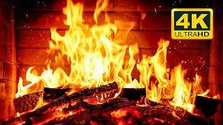 🔥 Cozy Fireplace 4K 12 HOURS Fireplace with Crackling Fire Sounds Crackling Fireplace 4K [upl. by Otrebogad]