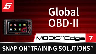 Global OBDII MODIS Edge™ Pt 713  Snapon Training Solutions® [upl. by Ahsiet426]