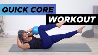 Mini Ball Abs Workout  10 MIN PILATES ABS [upl. by Comras]