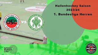 Crefelder HTC  Uhlenhorst Mülheim  Herren 1 Hallenhockey Bundesliga [upl. by Elimay]