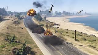 Irani Fighter Jets amp Tanks Attack on Israeli International amp Military Airport of TelAviv  GTA 5 [upl. by Sikleb]