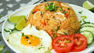 Nasi Goreng USA  Surf amp Turf Fried Rice [upl. by Bainbrudge]