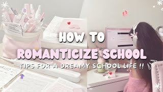 ⋆⭒˚📌⋆How to Romanticize School Transform Your School Experience⋆🎀⭒˚⋆ [upl. by Bride]