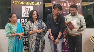 Felicitation of Singers Part 04 Lata Asha Marathon Show  Sargam Music Labs amp Parijat Entertainment [upl. by Erminna656]