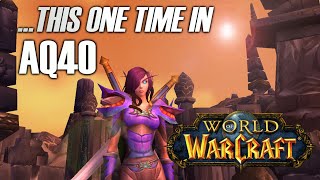 Remember the Days of AhnQiraj World of Warcraft Retail  AQ40 WoW [upl. by Yslek]