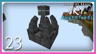 FTB Sky Adventures  Thaumcraft Runic Matrix  E23 FTB Skyblock 1122 [upl. by Tnelc]