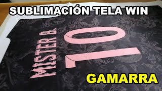 SUBLIMACIÓN EN TELA WIN CAMISETAS DEPORTIVAS PARA FÚTBOL  DEPORTES GIMNASIO  GALERÍA YUYI GAMARRA [upl. by Arimlede]