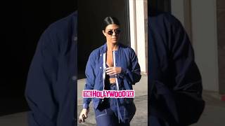 Kourtney Kardashian Is Asked About Her amp Kim Wanting To Have More Babies While Out In Los Angeles [upl. by Paske]