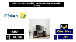 Valtos Engineered Wood TV Entertainment Unit Finish Color Wenge [upl. by Juna]